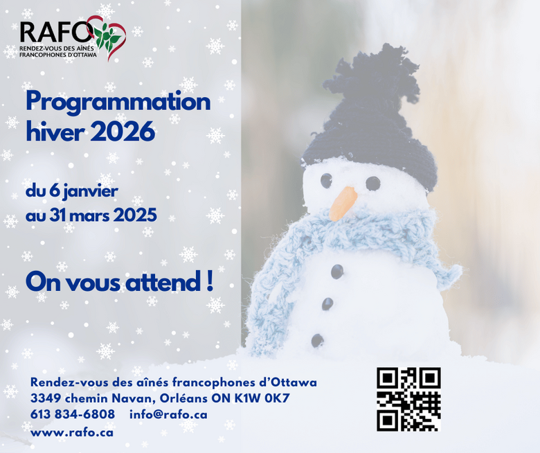 Programmation hiver 2026